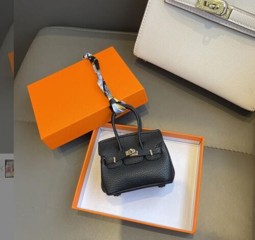 Cute mini  bag pendant  creative leather wallet lipstick bag keychain car bag