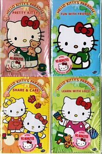 Lot of 4 Hello Kitty New VHS Video Vol 1 2 3 4 Clamshell Edition Kid Family