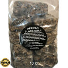 Raw African Black Soap 10 LB - 100% Pure Organic Unrefined Premium Quality Ghana
