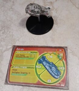 Star Wars Miniatures STARSHIP BATTLES Outrider 8/60 with card