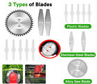 Metal Plastic Cutter Blades For Electric Cordless Grass Trimmer Strimmer Tool