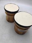 New ListingMark II Brown Wooden Percussion Musical Instrument 2 Pieces Bongo Drums