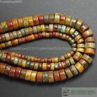 Natural Colorful Picasso Jasper Gemstone Heishi Beads 2mm 3mm 4mm 6mm 8mm 16