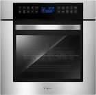 24 In. Electric Single Wall Oven Convection with 10 Cooking Functions Deluxe 360