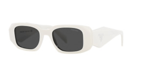 Prada Sunglasses PR17WS 1425S0 49mm Ivory / Dark Grey Lens