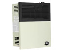 Gas Wall Heater Vented Indoor Surface Mounted Stainless Steel Variable Beige NEW