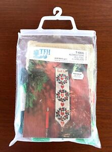 Vintage Norwegian Bell Pull Wall Hanging Tapestry Kit Christmas Yule