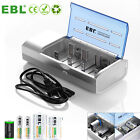 EBL Battery Charger for C D AA AAA 9V Ni-MH Ni-CD Rechargeable Batteries