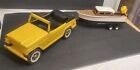 Tonka Jeepster With Wood Boat And Trailer