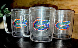 Tervis Florida Gators Mugs with Handle 16oz Double Walled No Lids Lot Of 4
