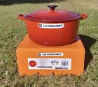 Le Creuset 7.25 qt Classic French Dutch Oven Cerise Cherry Red New In Box 7 1/4