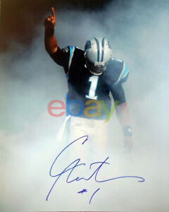 Cam Newton Carolina Panthers Signed 8x10 Autographed Photo reprint