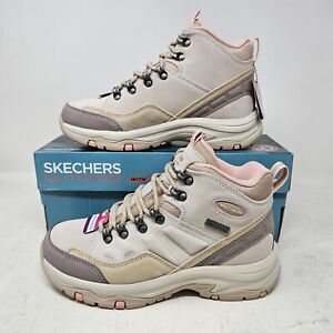 Wmns Skechers Outdoor Trego Rocky Mountain Trail Hiking Boot / Natural / 158258