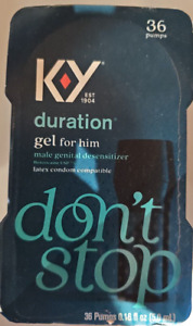 K-Y Duration GEL 0.16 fl oz, Men Pleasure Enhancer, 36 Sprays (READ DESCRIPTION)