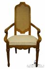 HERITAGE FURNITURE Italian Neoclassical Tuscan Style Cane Back Dining Arm Chair