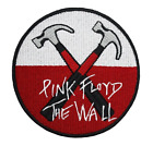Pink Floyd The Wall Sew-on Patch | Crossed Red Hammers English Rock Band Logo