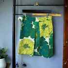Ann Taylor Green Floral Silk Skirt Size 6 Lined