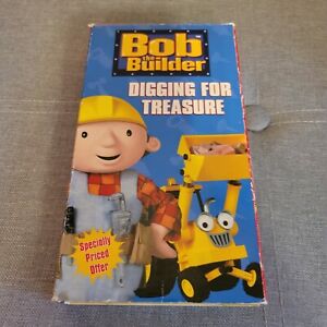 Bob the Builder Digging For Treasure VHS 2003 Video Tape Classic Cartoon