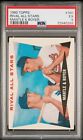 1960 TOPPS 160 RIVAL ALL STARS MICKEY MANTLE & BOYER PSA 5 EX