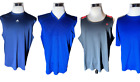 LOT of 4 SZ XL Tank Top Men Sport T-Shirt Russel Adidas Climacool Dri-Power Fit