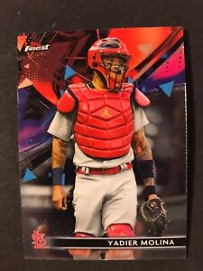 2021 Topps Finest  - Yadier Molina - St. Louis Cardinals # 93