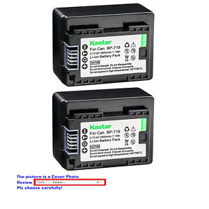 Kastar Battery BP718 for Canon BP-718, BP-727,BP-709 & VIXIA HF M50 HF M52 M500