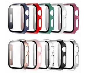 For Apple Watch Series 9/8/7/6/5/4/SE/Ultra 2 Full Cover Case Screen Protector