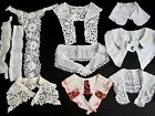 Lot of 10 Antique Mixed Lace Collars, Carrickmacross, Embroidered, French Lace