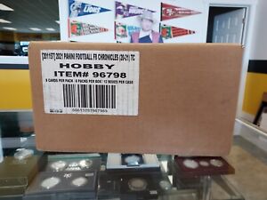 2021 Panini Chronicles Football Hobby Box Case 12 Box Case Factory Sealed New