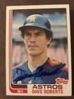 Dave Roberts - Houston Astros 1982 Topps AUTOGRAPHED