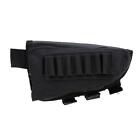 Tactical Hunting Rifle Shotgun Buttstock Cheek Rest Ammo Shell Mag Pouch Holder
