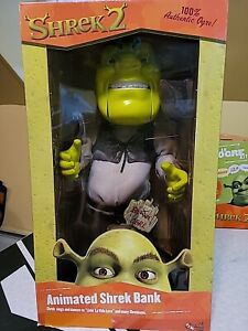 Shrek 2 Animated action bank 2004 New in Box