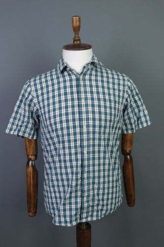 Carhartt Drive Shirt Multicolor Check Plaid Short Sleeve Button Down Shirt M