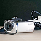 Sony DCR-SR67 Handycam 60X Optical 80GB HDD Digital Camcorder Silver *TESTED*