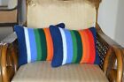 CRATER LAKE National Park Blanket Wool PILLOW COVERS handcrafted PAIR Set of 2