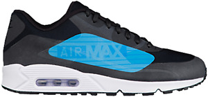 NEW Men's Nike Air Max 90 GPX Shoes Size: 8.5 Color: Black/Laser Blue-Heritage