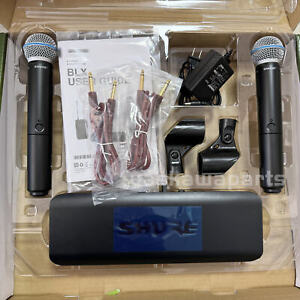 NEW SHURE BLX288 / Beta 58A w/2 BETA58 Wireless Vocal System Microphones Express