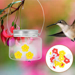 15x Hummingbird Feeder Replacement Flowers Parts