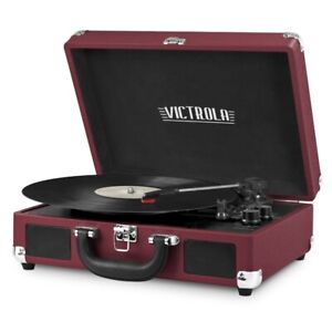 New ListingVictrola Journey Bluetooth Suitcase Record Player with 3-Speed Turntable