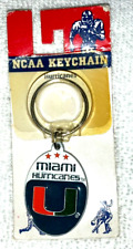 Classic Miami Hurricanes key ring. Collectible.