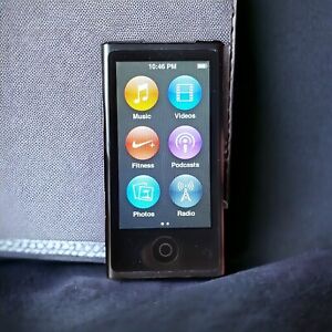 Apple iPod nano 7th Generation Black (16 GB) Bluetooth Good Condition