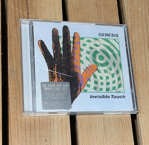 Genesis Invisible Touch SACD Super Audio CD Hybrid DVD 2 Disc Set RARE