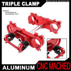 Triple Tree Clamps Steering Stem Riser Mount Clamp For CRF250R CRF450R 2004-2007