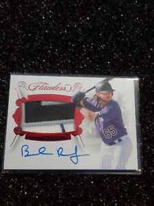 New Listing2018 Flawless Brendan Rodgers ROOKIE Patch Auto 17/20 Rockies