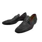 Magnanni Men's Brown Leather Loafers Size 11 - Preowned