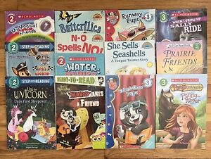 Lot of 13 Level 2/3 Ready to-I Can Read-Step into Reading-Learn Read Books