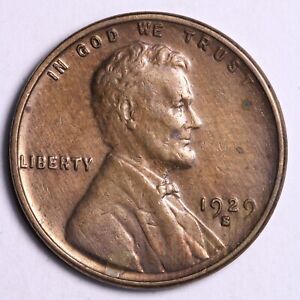 1929-S Lincoln Wheat Cent Penny CHOICE UNC UNCIRCULATED MS FREE SHIPPING E557