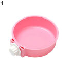 New ListingStainless Steel Hanging Feeding Feeder Cage Fixed Food Water Pet Cat Dog Bowl 31