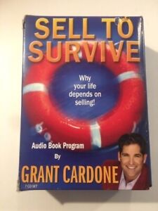 Sell To Survive by Grant Cardone CD Audio Book 8 CD Set
