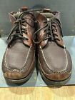 LL Bean Chukka Lined Boots Brown Leather 273824 Men’s 11.5D Warm Winter City